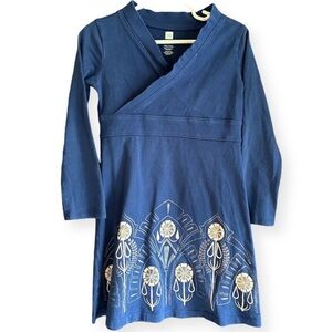 Tea Collection Size 5 kimono style Blue Dress -